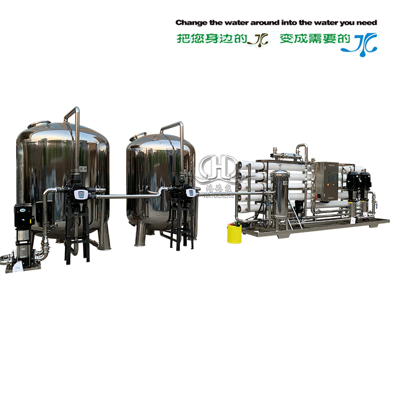 HDNRO_25000型反滲透純水系統(tǒng)(源水泵與高壓泵一用一備)