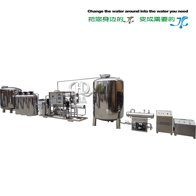 HDNRO-3000型全自動二級反滲透純化水系統帶紫外線臭氧滅菌器（人機界面）