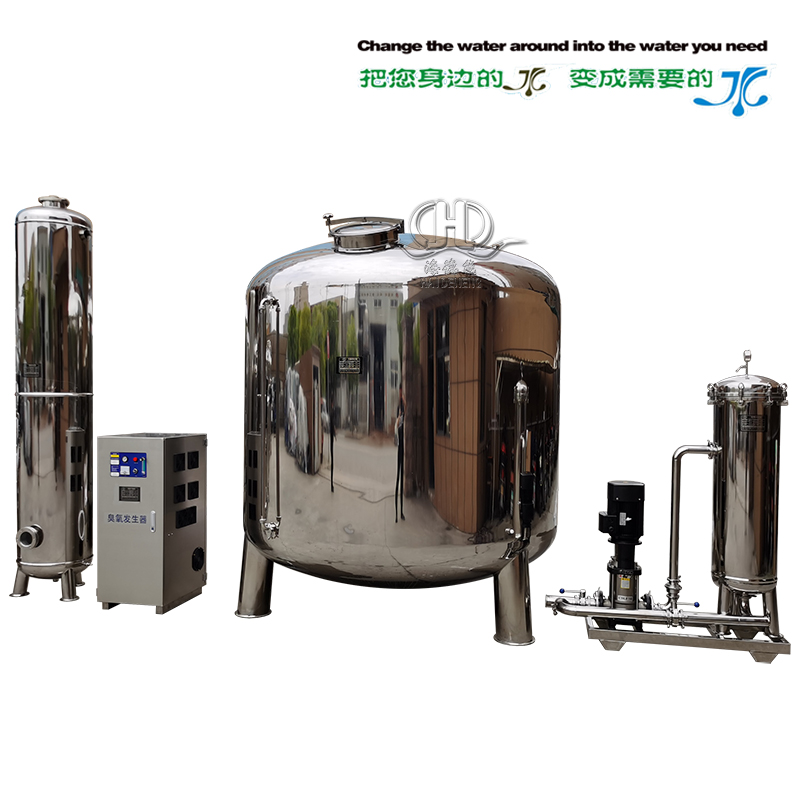 HDN- ozone mixing tower + ozone sterilizer + aseptic tank + titanium rod filter